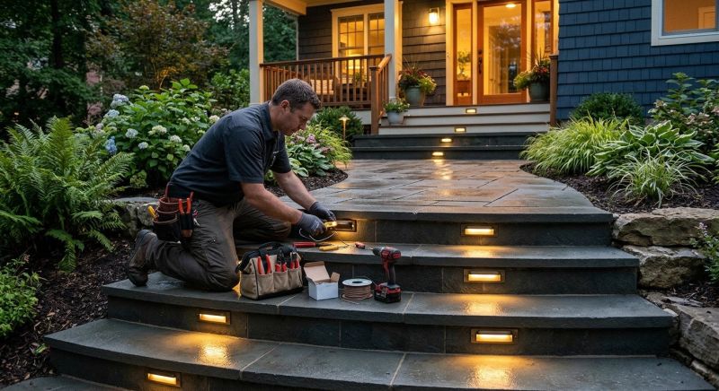 Deck Lights Installation in Olathe, KS