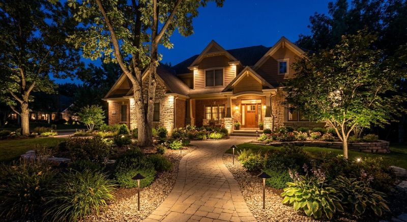Driveway Lighting Installation in Provo, UT