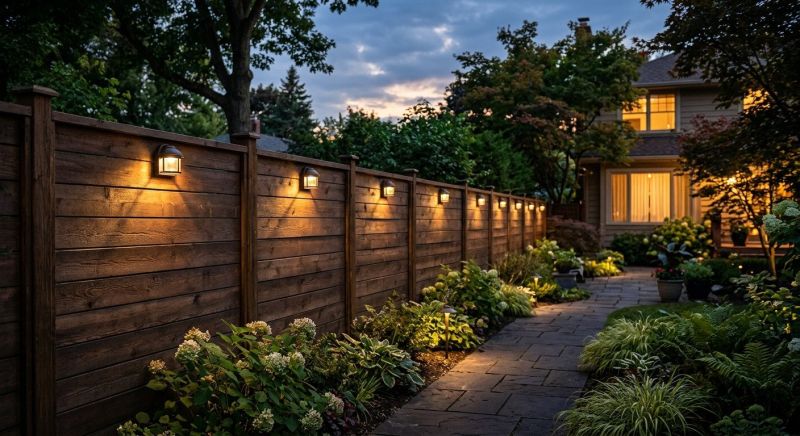 Fence Lighting Installation in Littleton, CO