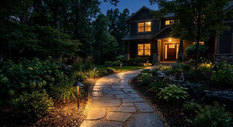 Walkway Lighting Installation in Heber City, UT