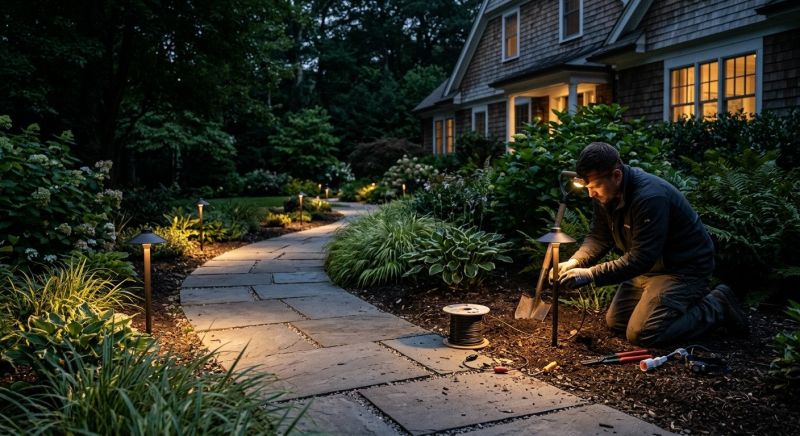 Yard Lights Installation in Olathe, KS